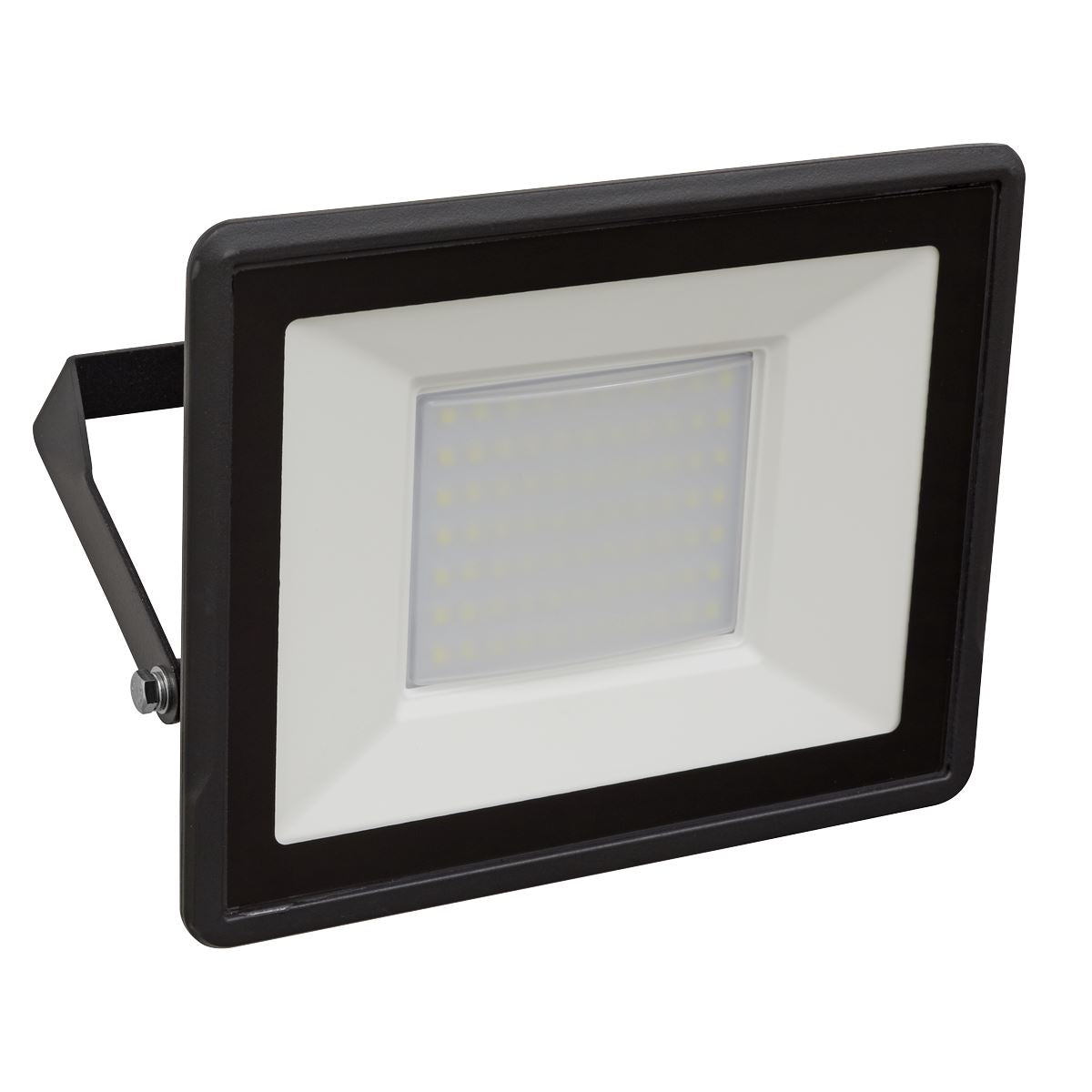 Sealey Extra Slim Floodlight with Wall Bracket 50W SMD LED 230V LED113