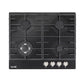 Baridi Gas Hob with 4 Cooking Zones 60cm - Black DH226