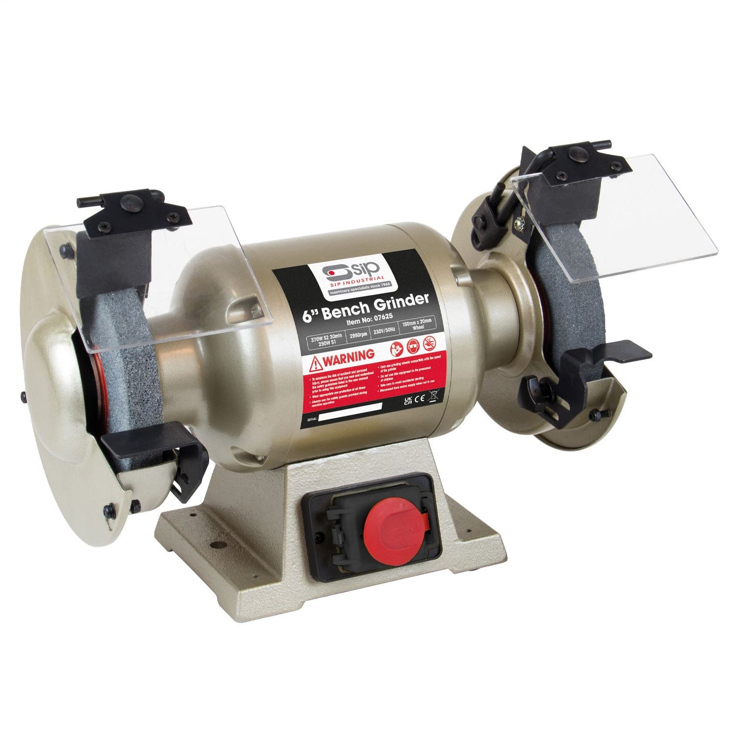 SIP Industrial 6" Professional Bench Grinder