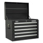 Sealey Tool Chest Combination 14 Drawer - Black with 446pc Tool Kit TBTPCOMBO2