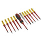 Sealey Screwdriver Set Interchangeable 13pc - VDE Approved AK6128