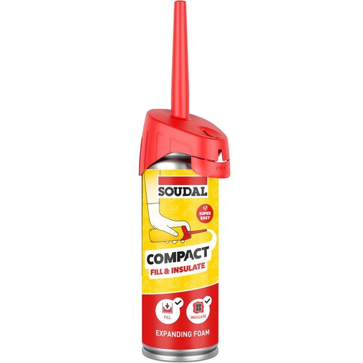 Soudal Compact Fill & Insulate Gap Filling Foam - CHAMPAGNE (150ml)