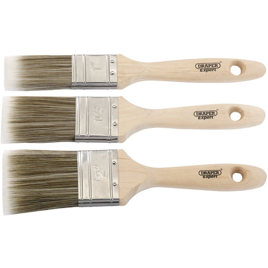 Draper Expert Paint Brush Set (3 Piece) PB/BIR/100S/SET - 82509