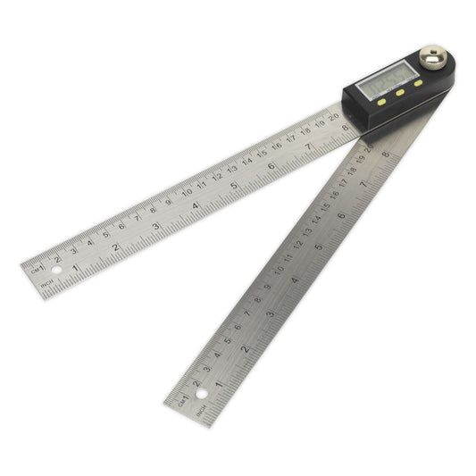 Sealey Digital Angle Rule 200mm(8") AK7200