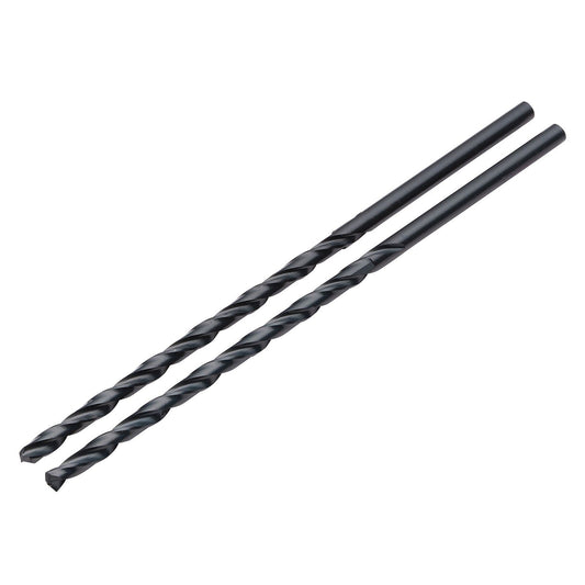 Draper Black HSS Long Drill Bit 3.0 x 100mm (Pack of 2)