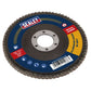 Sealey Flap Disc Aluminium Oxide 100mm 16mm Bore 80Grit FD10080E