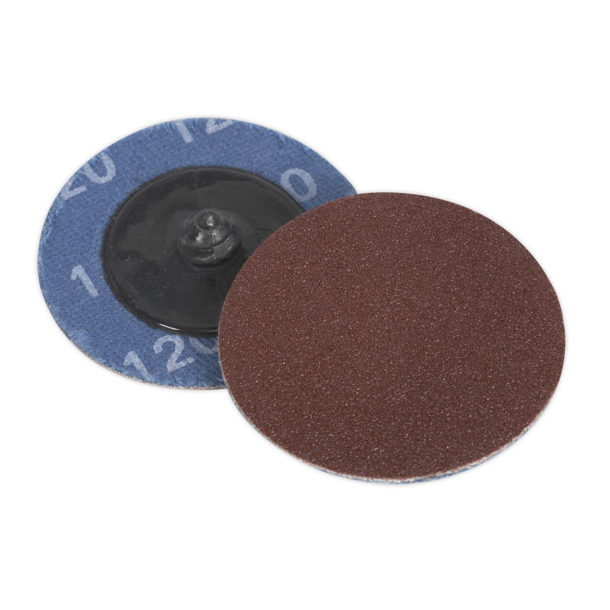 Sealey Quick-Change Sanding Disc 50mm 120Grit Pack of 10 PTCQC50120