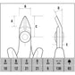 CK Tools Ecotronic ESD Side Cutters T3887