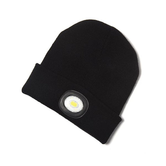 CK Tools Beanie Hat with USB Rechargeable LED Head Torch T9608BHR