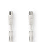 Nedis Coax Cable 120dB IEC (Coax) Male to IEC (Coax) Female 3m White