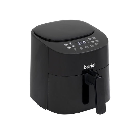 BaridiBaridi Baridi 3.5L Low Fat Air Fryer with Digital Rapid Air Oil Free Circulation System, 1300W, 8 Presets - DH60 DH60