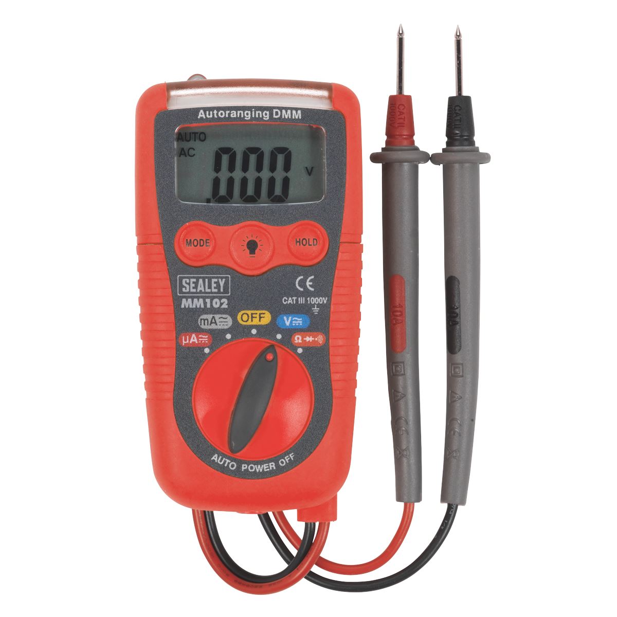 Sealey Professional Auto-Ranging Digital Multimeter MM102