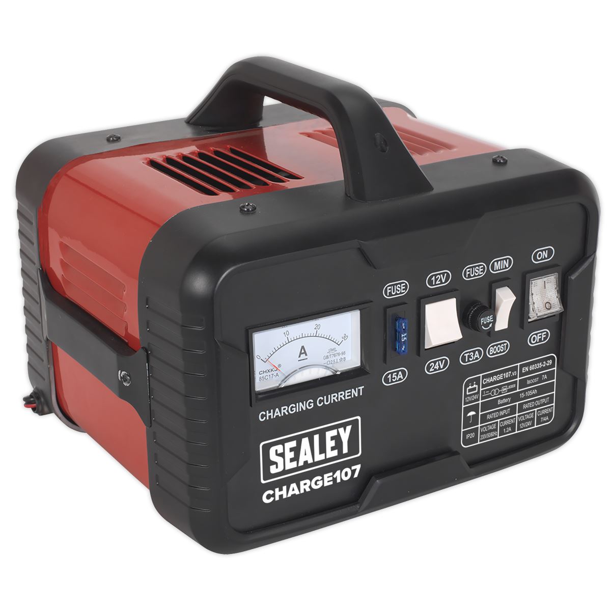 Sealey Battery Charger 11Amp 12/24V 230V CHARGE107