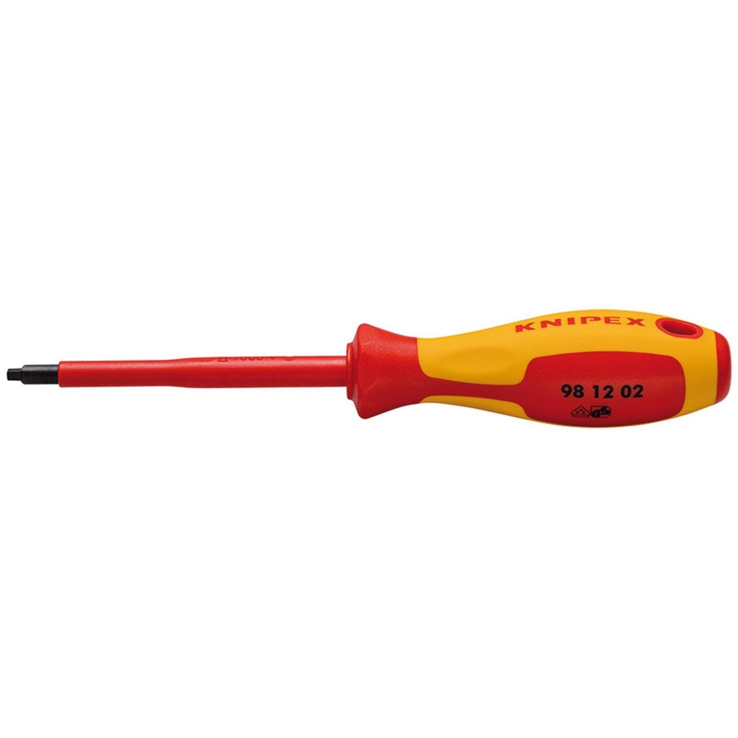 KNIPEX 98 12 02 VDE Insulated Robertson Screwdriver, R2