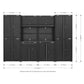 Sealey Garage Storage System 10pc APMS10HFP