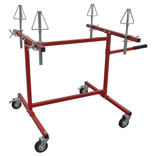 Sealey Alloy Wheel Repair/Painting Stand - 4 Wheel Capacity MK74