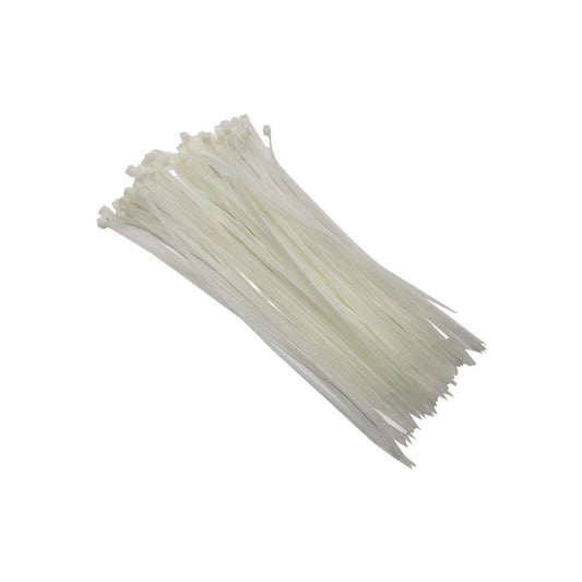 Amtech 60pcs Tie Wraps (300 x 4.8 mm) White - S0822