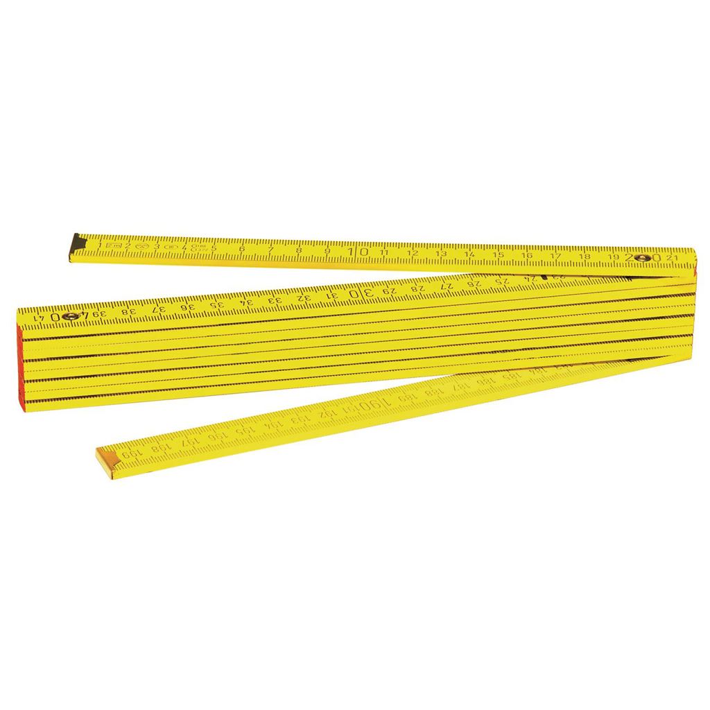 CK Tools Folding Wooden Rule 2000mm/6ft T3514