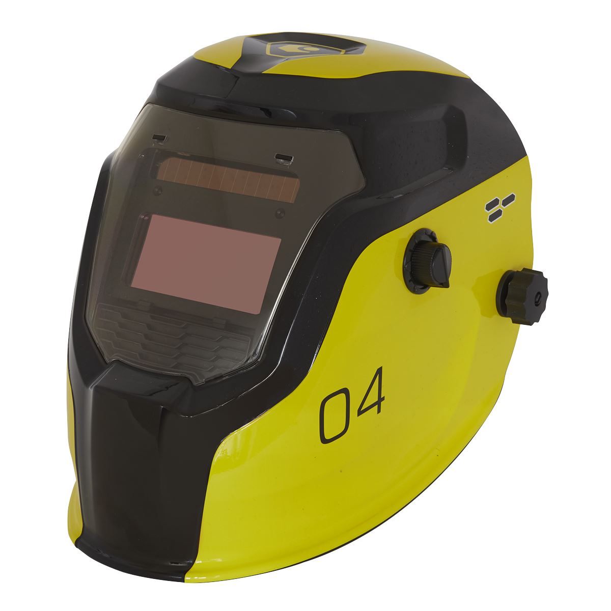 Sealey Welding Helmet Auto Darkening - Shade 9-13 - Yellow PWH4