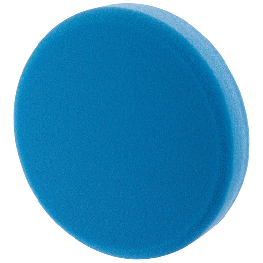 Draper 125mm Polishing Sponge Medium Hook and Loop Blue 12.5cm 5 Inch 02108