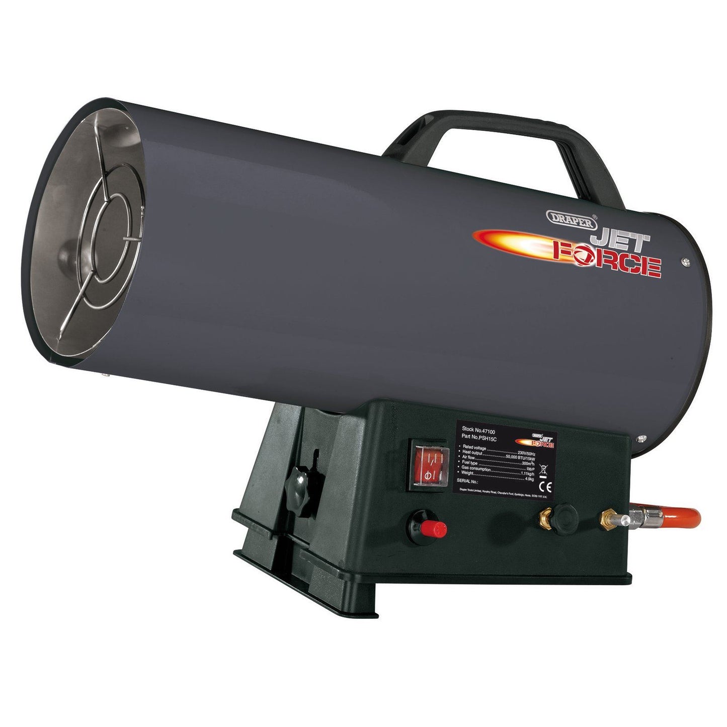 Draper Jet Force Propane Space Heater (50,000 BTU/15 kW) PSH15C - 47100