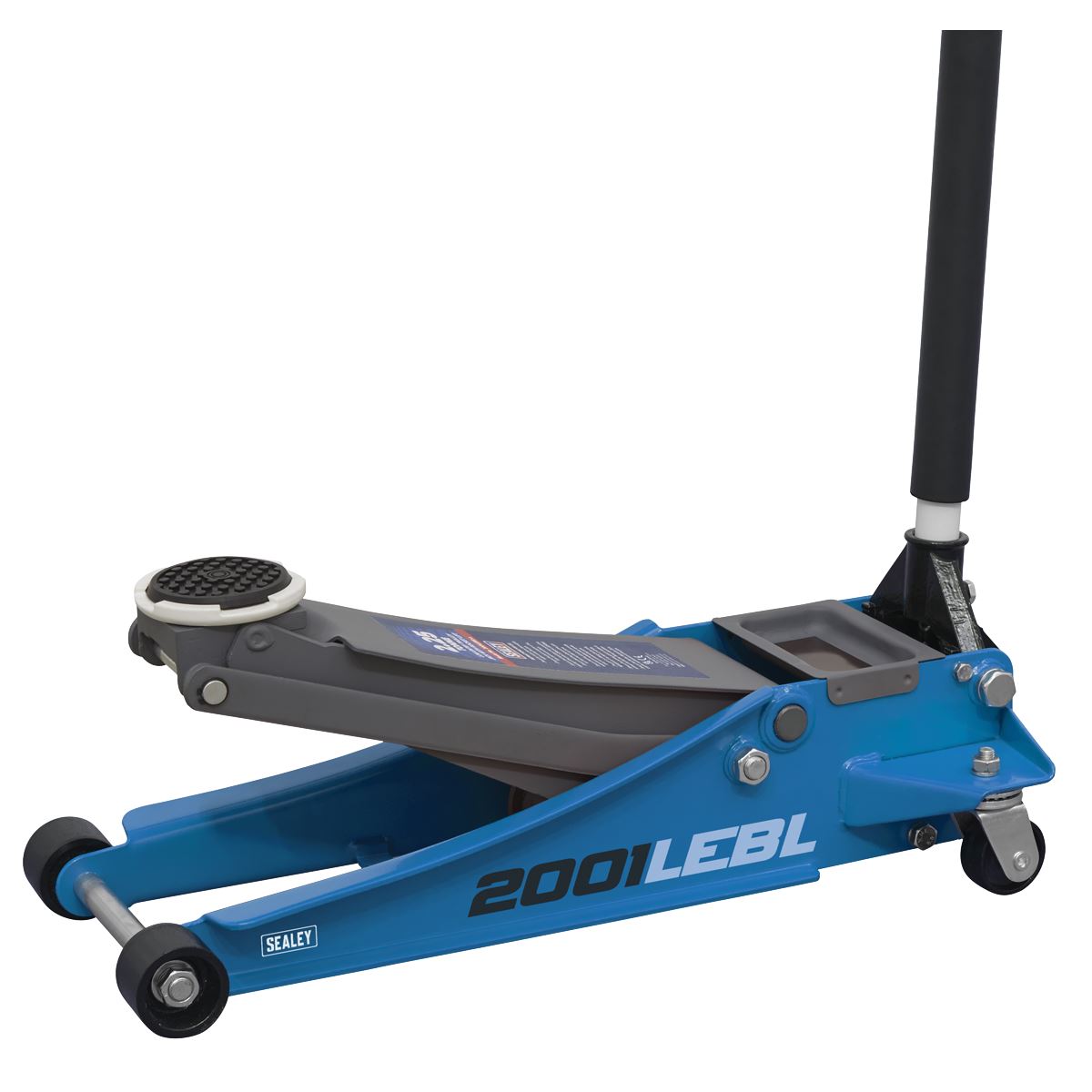 Sealey Trolley Jack 2.25 tonne Low Entry Rocket Lift Blue 2001LEBL