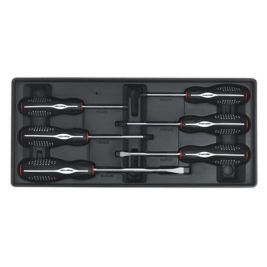 Sealey Tool Tray with Screwdriver Set 6pc TBT14