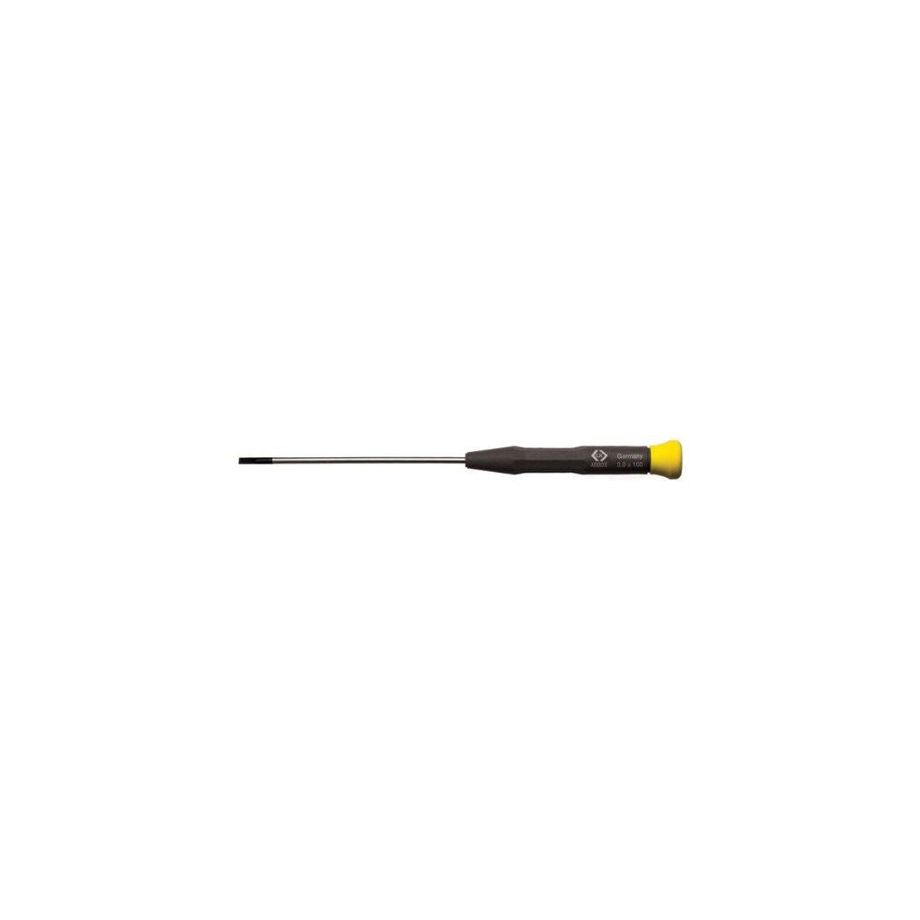 CK Tools Precision Screwdriver Slotted 1.2x60mm T4880X 12