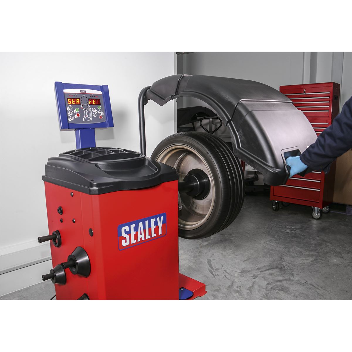 Sealey Wheel Balancer - Semi-Automatic WB10