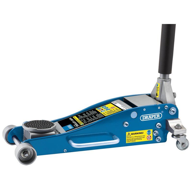 Draper 2.5 Ton Aluminium Trolley Jack 31479 Great Quality Lightweight Quick Lift