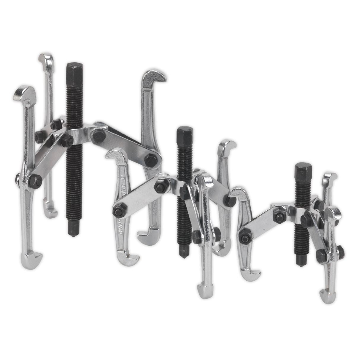 Sealey Triple Leg Gear Puller Set 3pc VS77