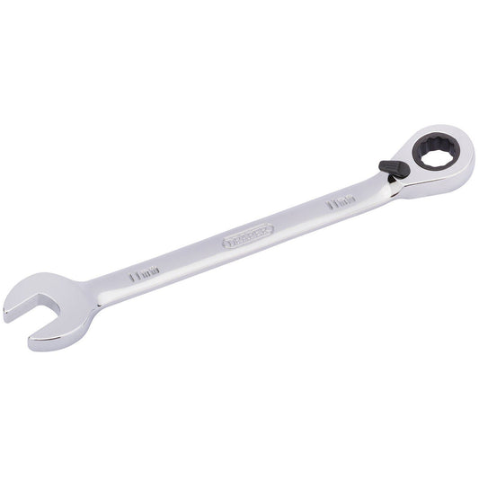 Draper 11mm Draper Hi-Torq Metric Reversible Ratcheting Combination Spanner - 51977