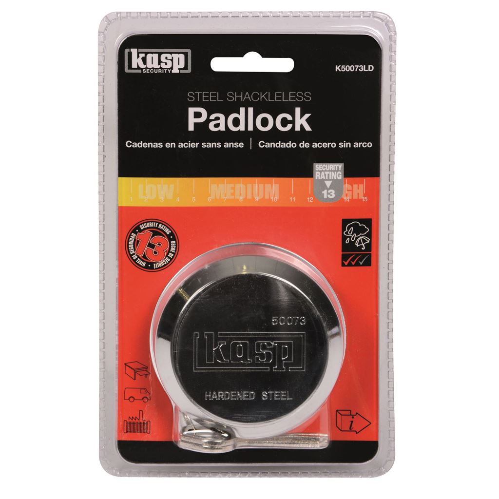 Kasp 500 Steel Shackleless Padlock K50073LD