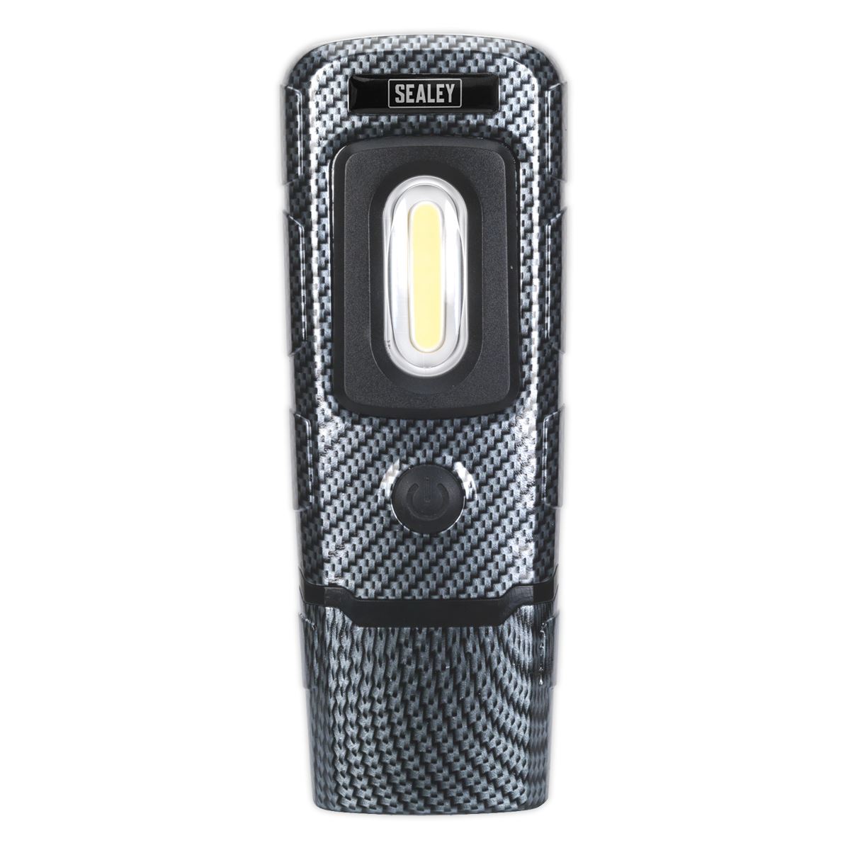 Sealey R/Charge 360 Insp Light 3W COB & 1W SMD LED Carbon Fibre LI LED3601CF