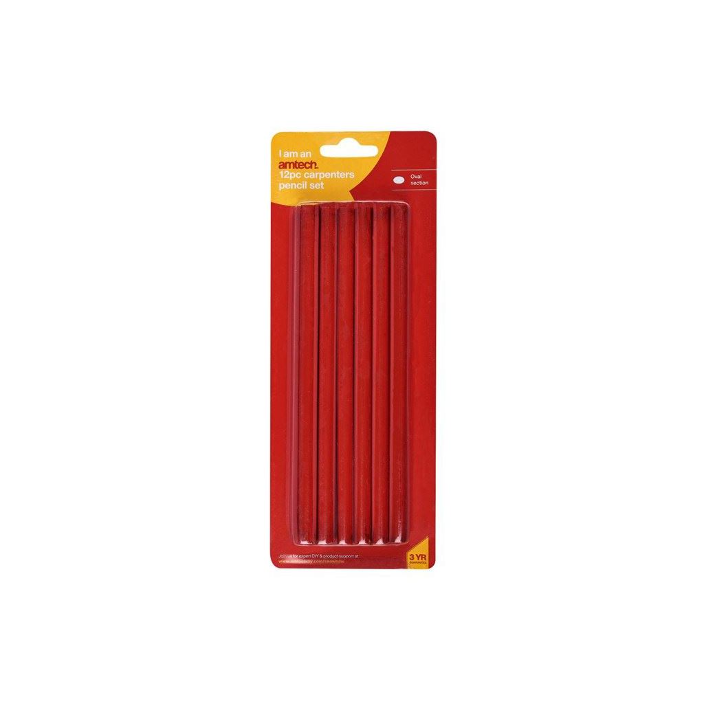 Amtech 12 Piece Carpenter Pencil - H2100