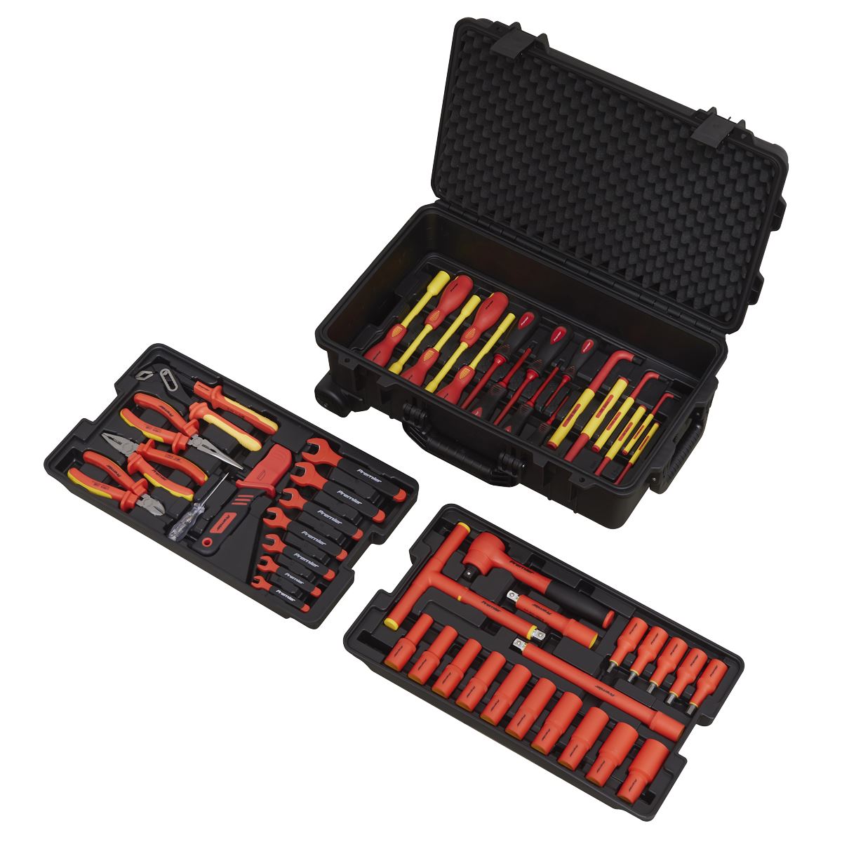 Sealey 1000V Insulated Tool Kit 1/2"Sq Drive 49pc AK7939