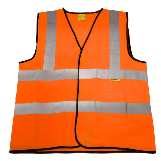 Sealey Hi-Vis Orange Waistcoat (Site and Road Use) - Large 9812l