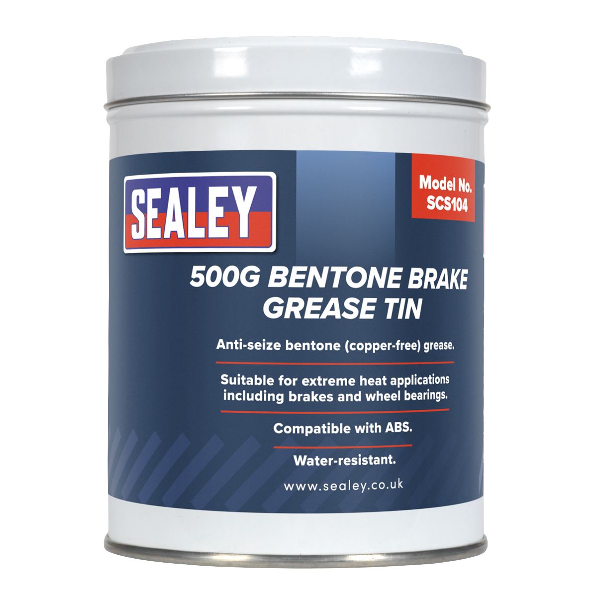 Sealey Bentone Grease for Brakes 500g Tin SCS104