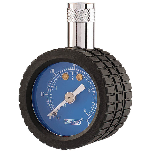Draper Tyre Pressure Gauge TPG5 - 91364