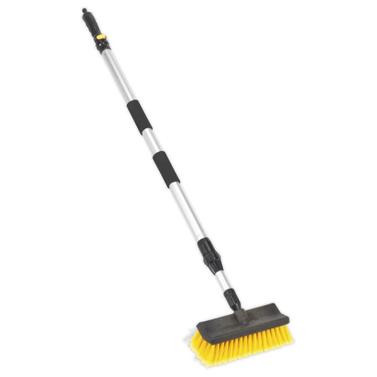 Sealey Large Angled Flo-Thru Brush with 1.7m Telescopic Handle CC50