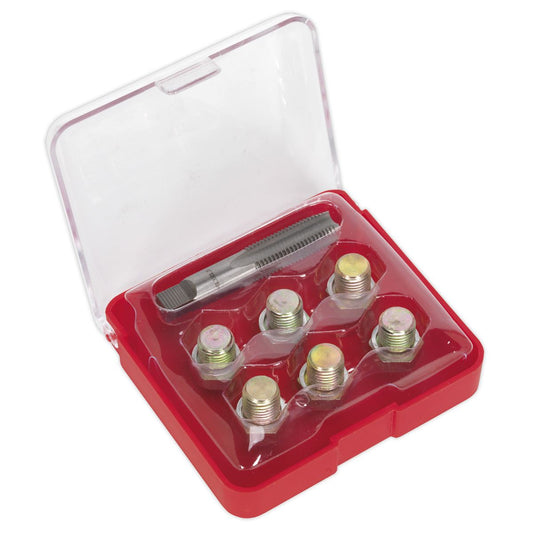 Sealey Oil Drain Plug Thread Repair Set - M13 VS613