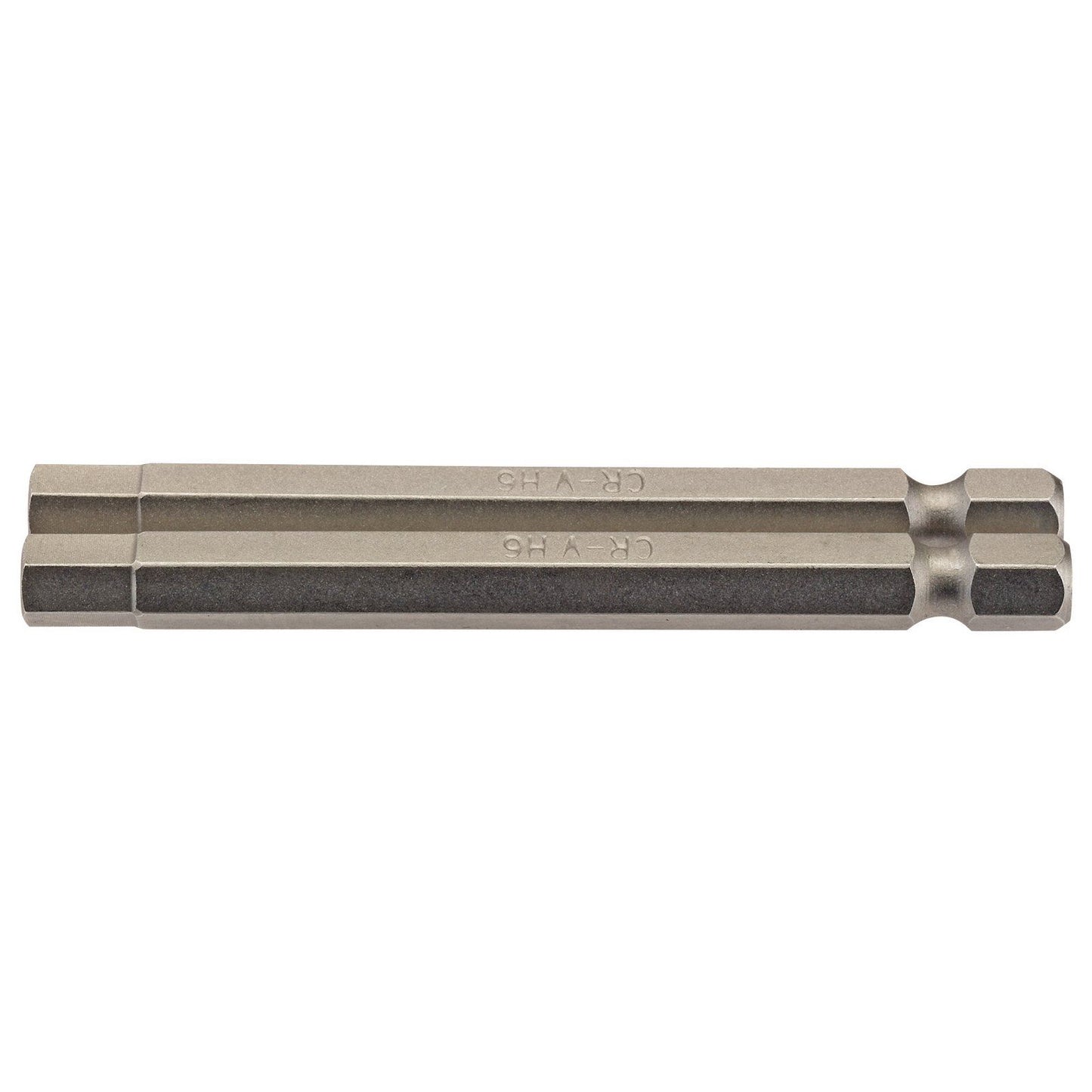 Draper 64340 6mm 1/4" Hex. Hexagonal Insert Bit 75mm Long x 2