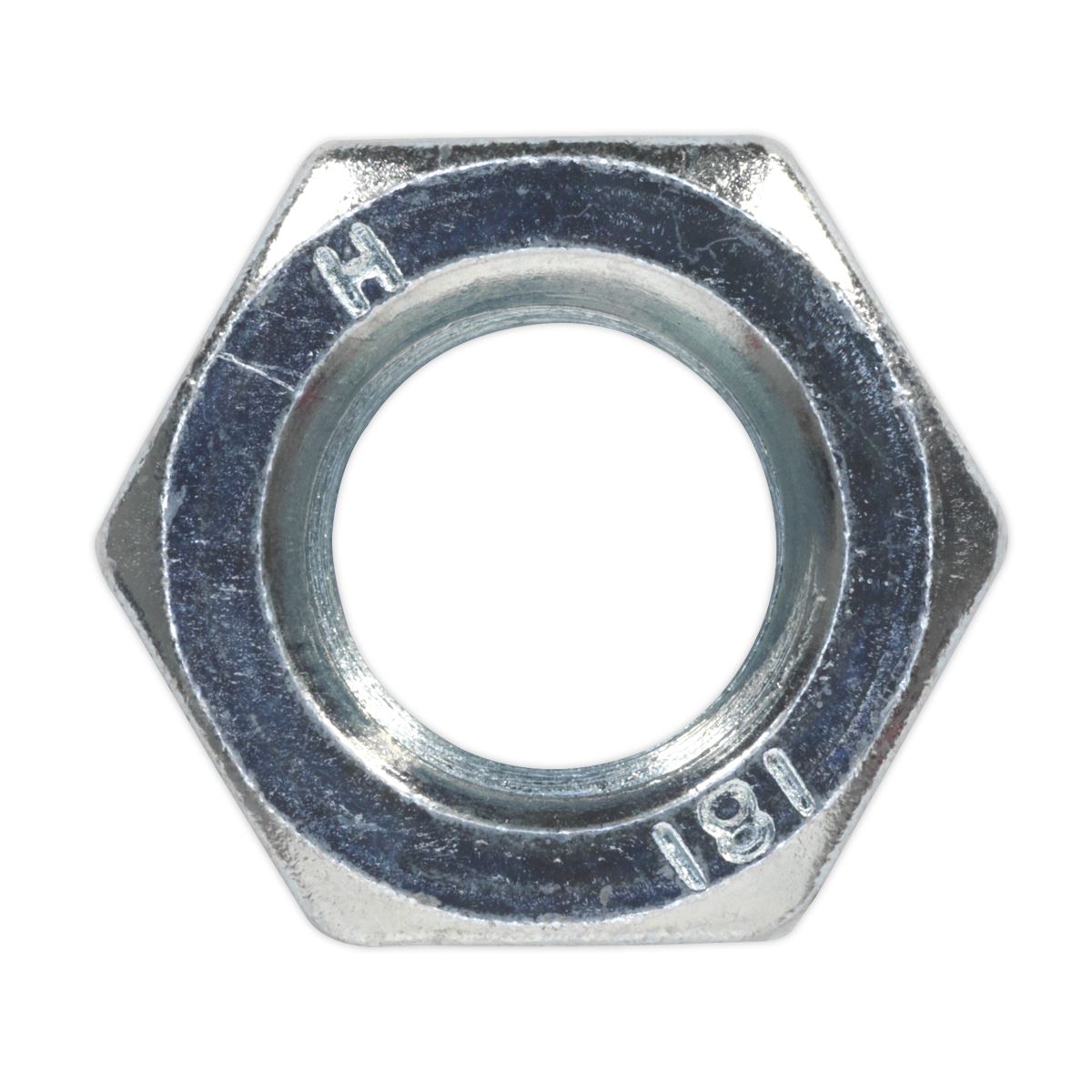 Sealey Steel Nut DIN 934 - M14 Zinc Pack of 25 SN14