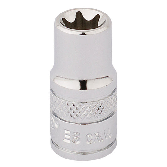 Draper Expert Quality 1/4" Square Drive TX-Star Socket - E8 - 34132