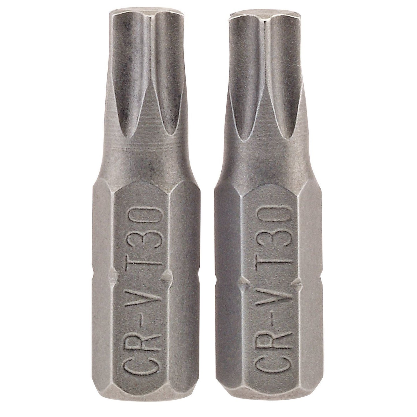 GENUINE Draper T30 1/4" Hex. Draper TX-STAR® Insert Bit 25mm Long x 2 | 66435