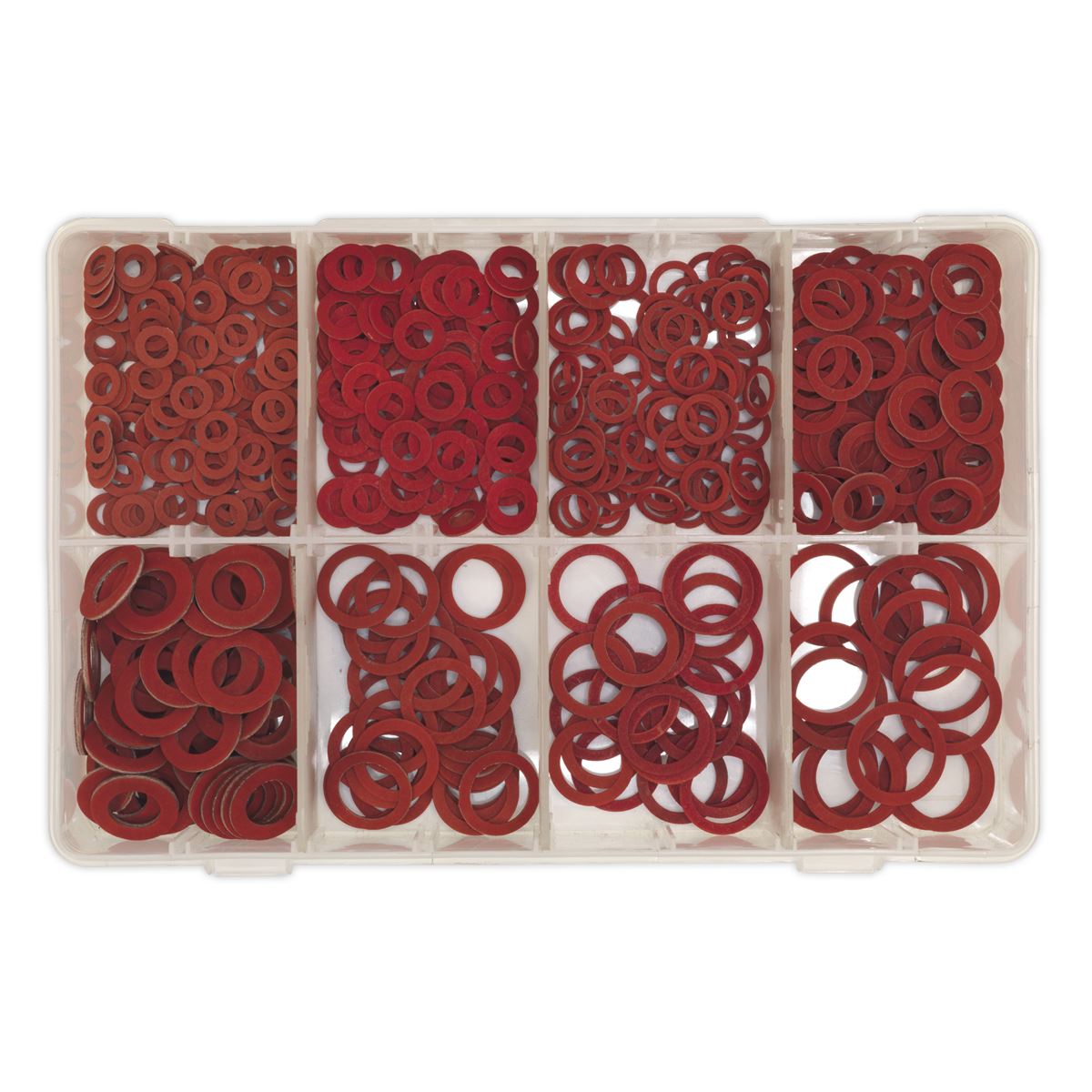 Sealey Fibre Washer Assortment 600pc - Metric AB014FW