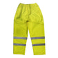 Sealey Hi-Vis Yellow Waterproof Trousers - Large 807L