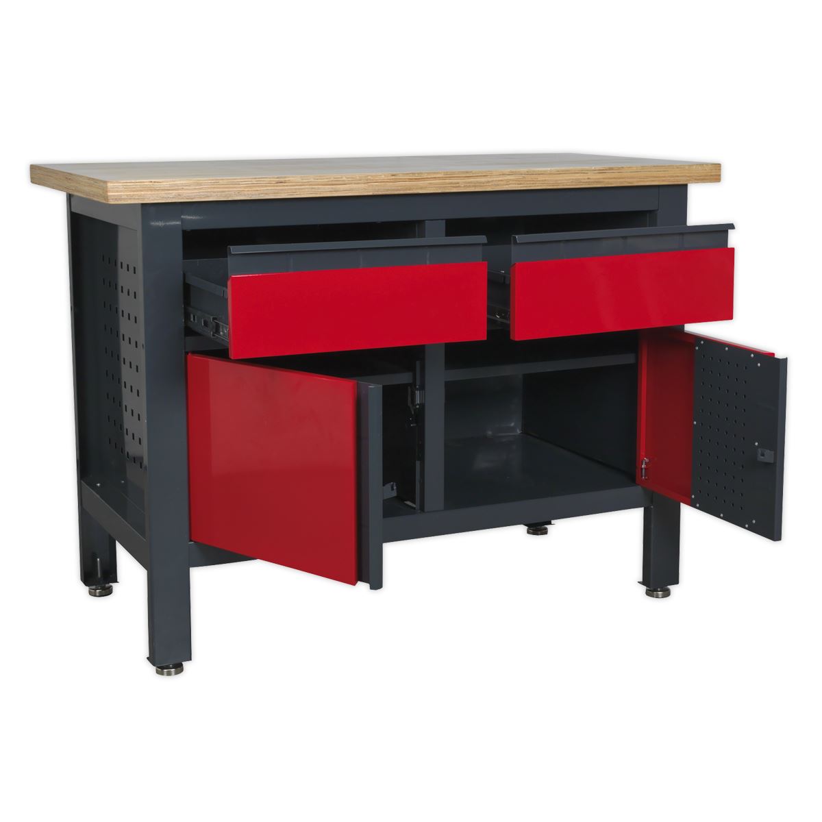 Sealey Workstation with 2 Drawers & 2 Cupboards AP1372A