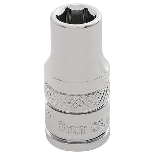 Draper Expert 1/4" Square Drive Hi-Torq 6 Point Socket (6.0mm) - 32453