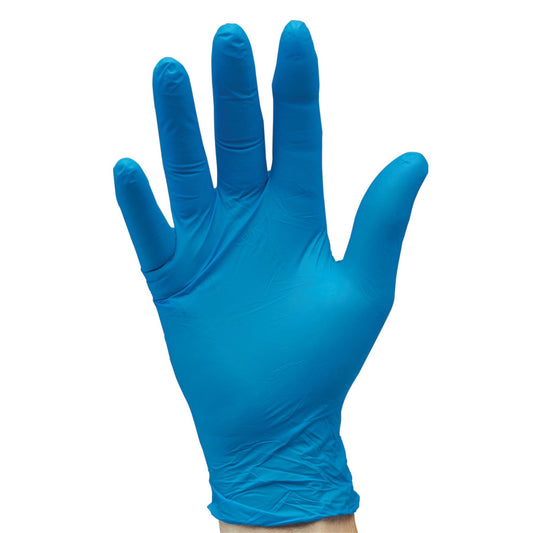 Draper NGSB-100M/UNI Medium Blue Powder Free Nitrile Gloves (Pack of 100) 30927